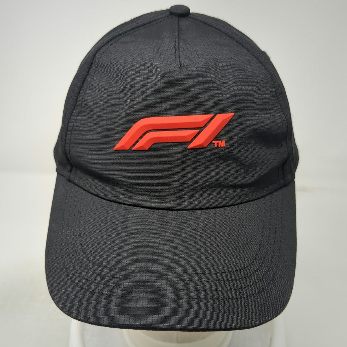 Fanatics Formula 1 Black 5 Panel One Size Hat Red 3D Logo Slideback Racing Merch
