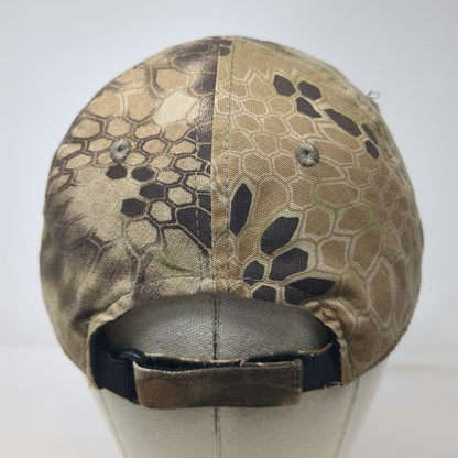 Outdoor Cap Baseball Brown One Size Kryptek Camo Rush Truck Centers USA Flag Hat