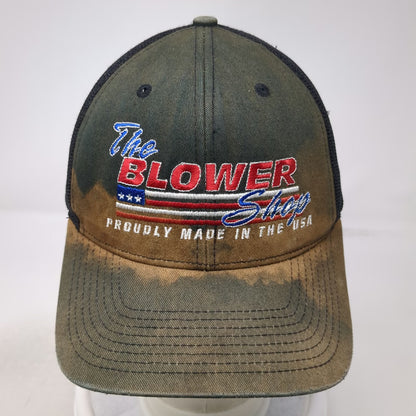 Quake City Caps Trucker Hat Black OSFM The Blower Shop American Flag Snapback