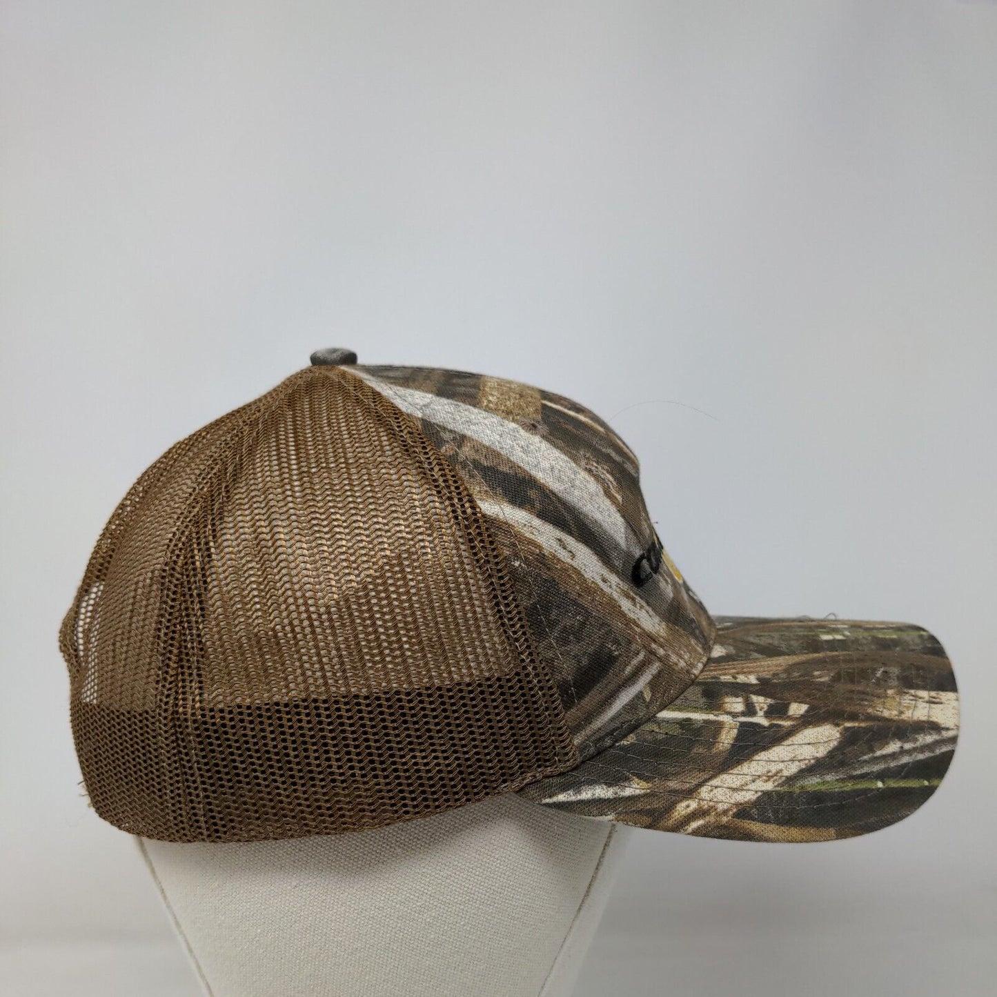 Comtrain Snapback Mesh Back Trucker Hat Camo One Size Embroidered