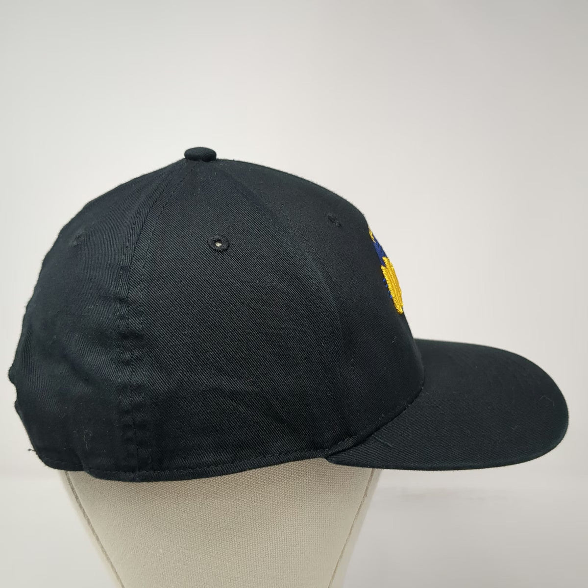 The Game Snapback Black One Size Mohawk Trail Warriors Hat Logo Graphic Cotton