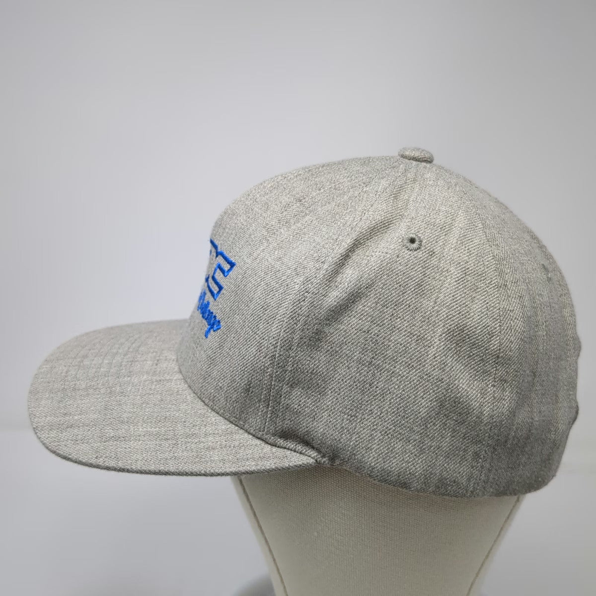 Yupoong 5 Panel Gray Hat One Size Elite Dance Challenge EDC Star Snapback