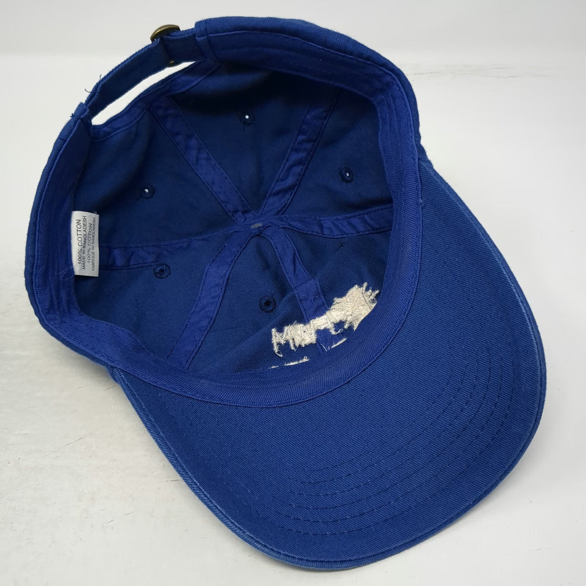 Baseball Cap Blue One Size FWM Est 1931 Embroidered Logo Cotton Slideback Hat