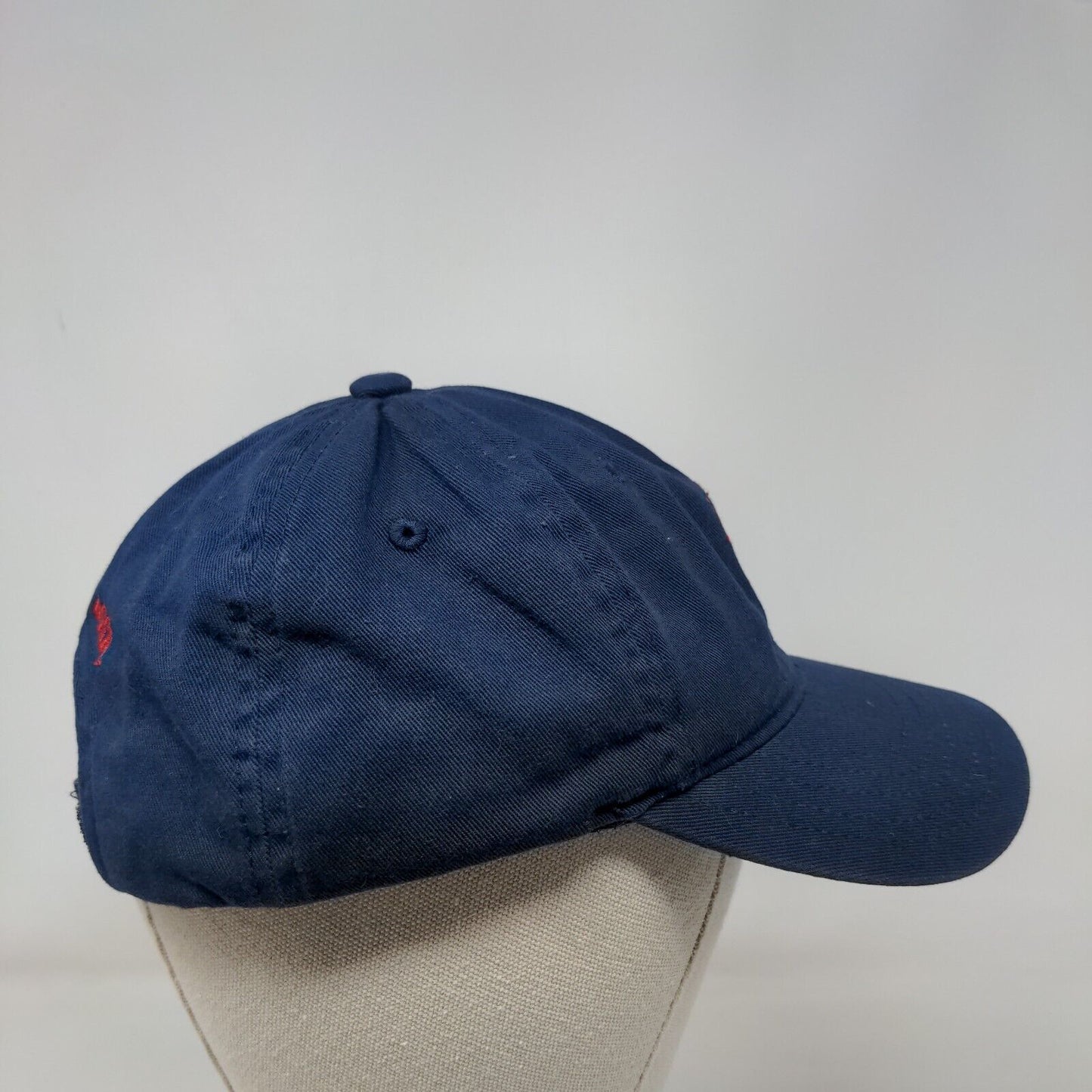 US Polo Assn. Strapback Hat Blue One Size Adjustable Embroidered Logo 6 Panel