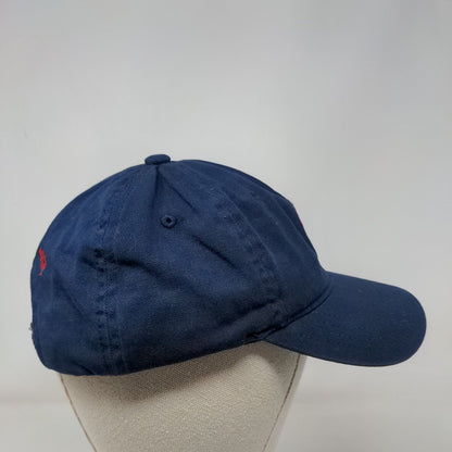 US Polo Assn. Strapback Hat Blue One Size Adjustable Embroidered Logo 6 Panel