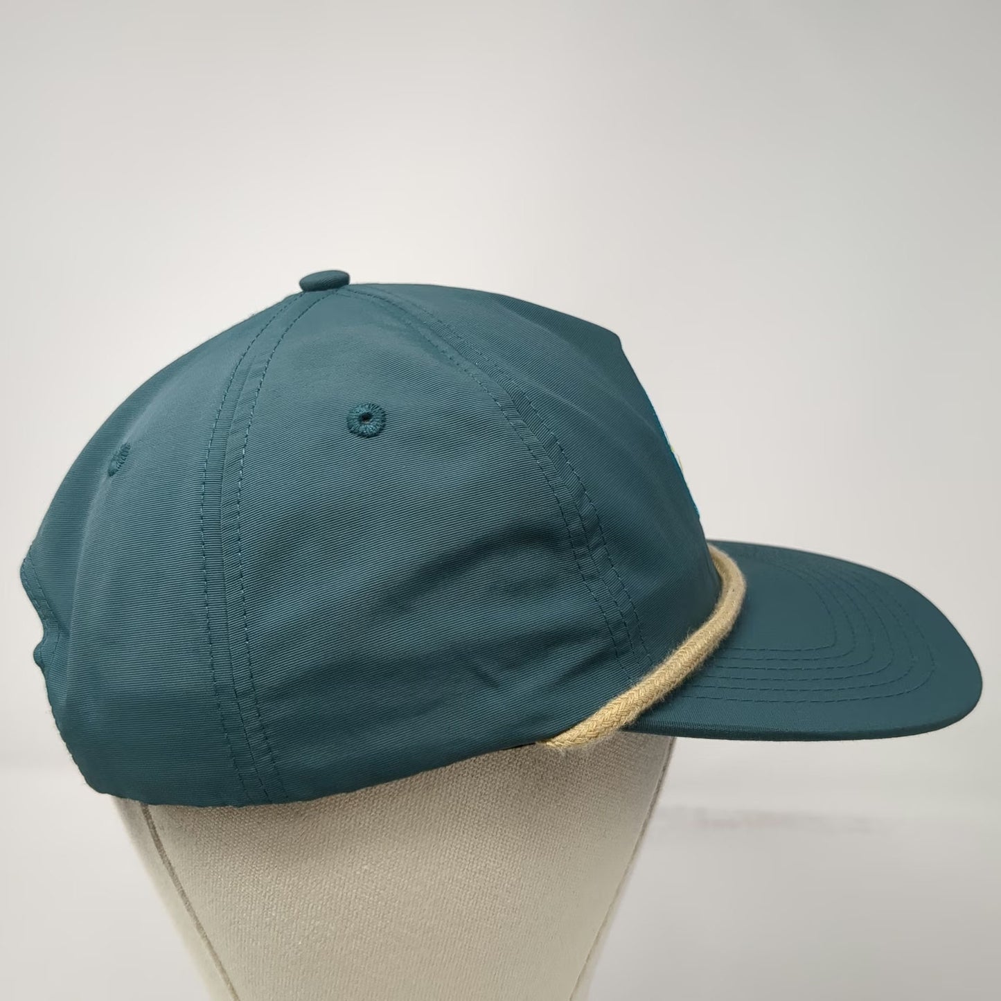 Sun Cruiser 5 Panel Blue One Size Graphic Rope Snapback Lightweight Beach Hat