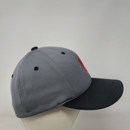 AngularJS Fitted Hat Gray S/M Embroidered Logo Colorblock Richardson