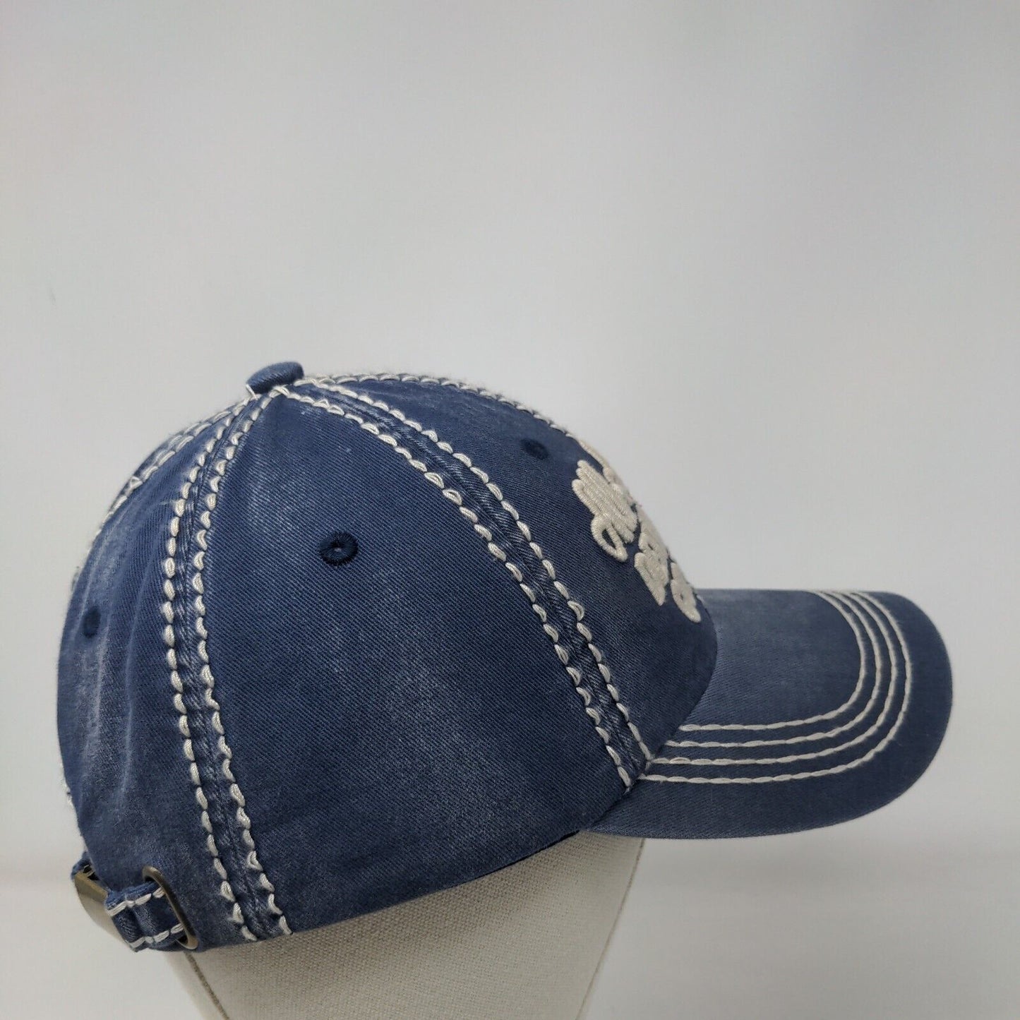 All-American Denim Co. 01 Slideback Hat Blue One Size 6 Panel KB ETHOS