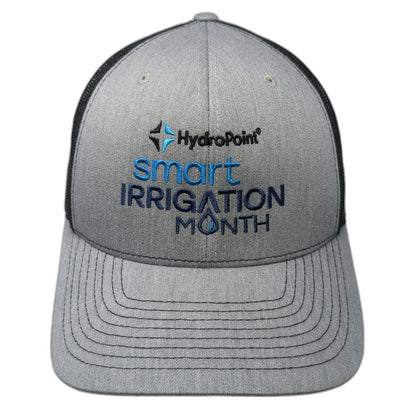 Richardson Trucker Hat Gray One Size Snapback Mesh HydroPoint Smart Irrigation