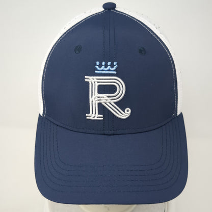 Royals Slideback Hat Blue One Size Adjustable Laser Cut Colorblock