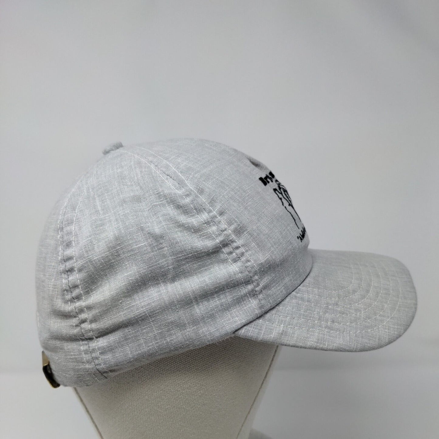 Bryce Canyon A Hell Of Place To Lose A Cowl Slideback Hat Gray OSFA Adjustable