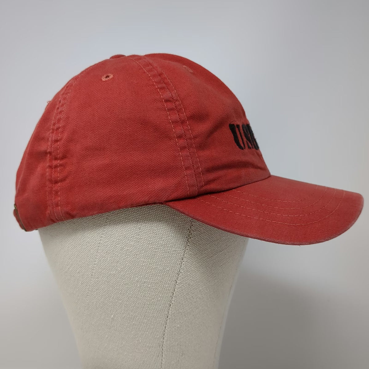 Polo Sport Ralph Lauren Baseball Cap Red One Size USRL 67 Cotton Adjustable Hat