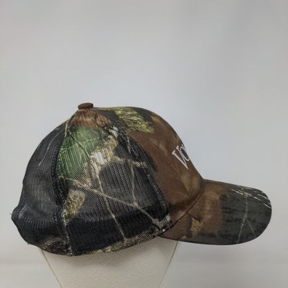 Volkert Adult Strapback Trucker Hat Camouflage One Size Mesh Back Outdoor Cap
