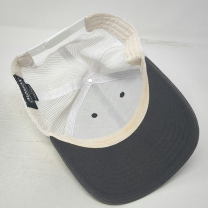 Alaskan Brewing Co Trucker Hat Gray White Red One Size Mesh Back Snapback Patch