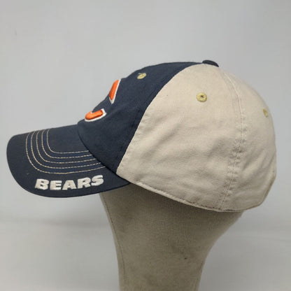 NFL Team Apparel Men's Slideback Hat Blue Time OS Embroidered Chicago Bears Logo