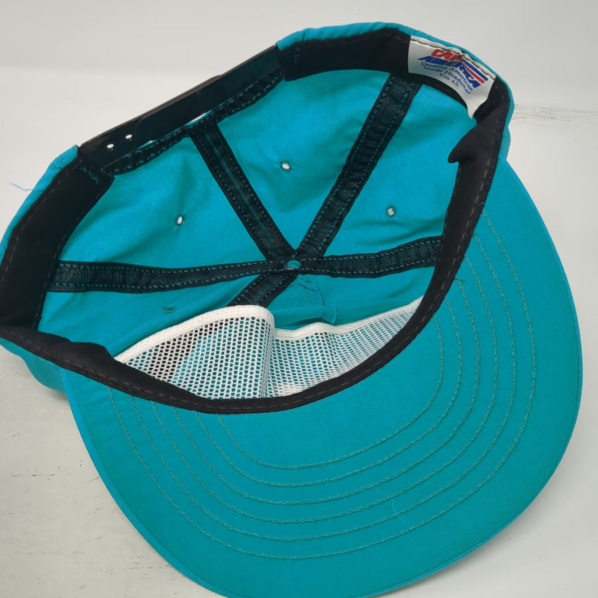 Cap America 5 Panel Blue One Size Snapback Hat 3M Logo Tonal Lightweight Promo