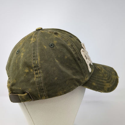 KBETHOS Baseball Cap Green One Size Distressed Army Cotton Slideback Hat