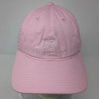 Get Right LLC Slideback Hat Pink One Size Adjustable Vented Holes 6 Panel Cotton