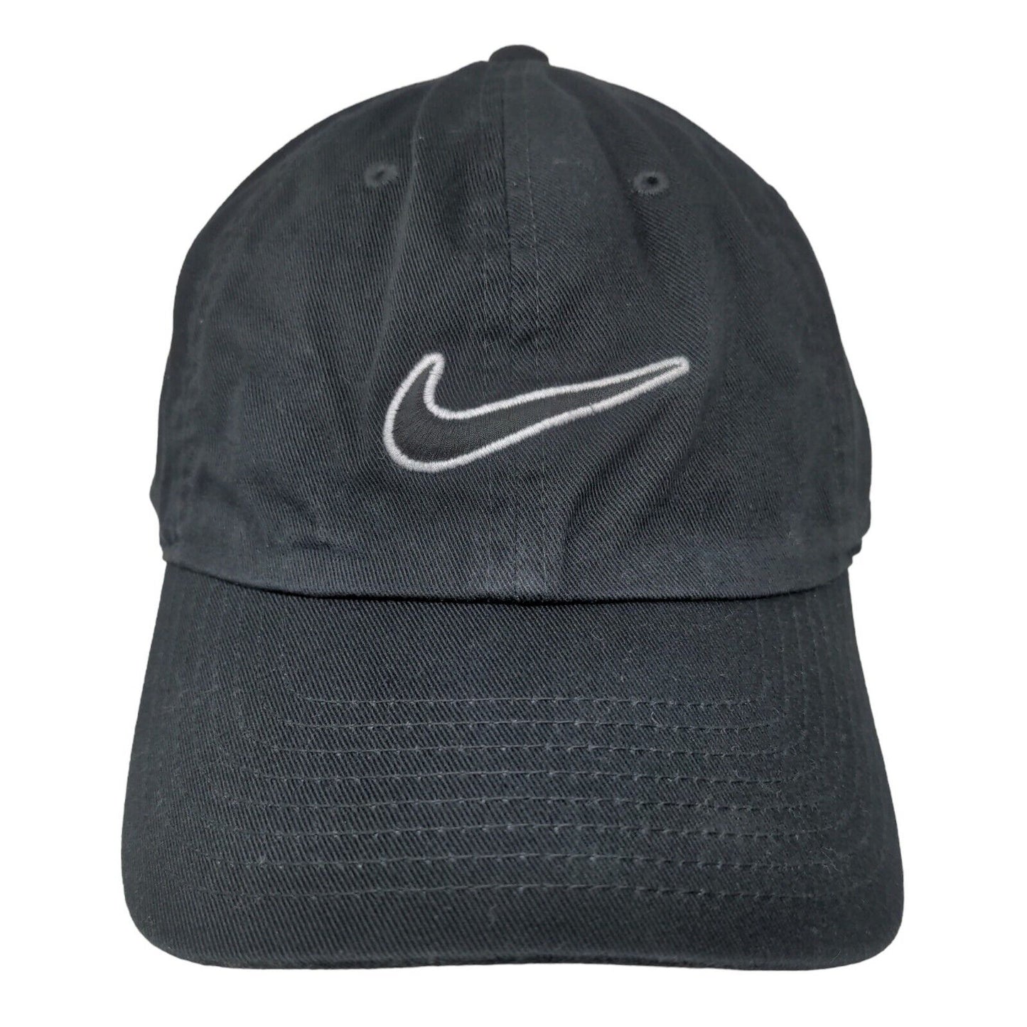 Nike S1ze Heritage 86 Men's Slideback Hat Black Size OSFM Embroidered Logo