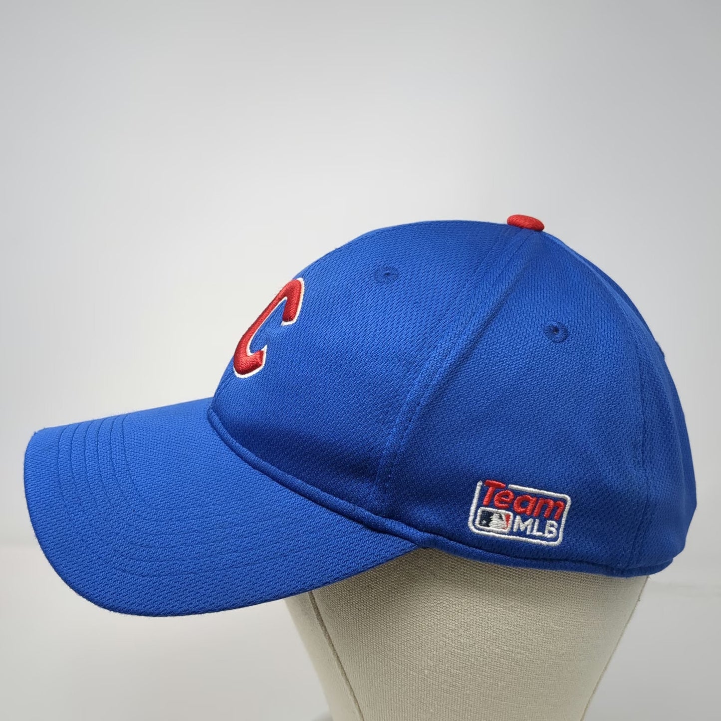 Chicago Cubs MLB OC Sports Baseball Cap Blue OSFM Embroidered Logo Strapback Hat