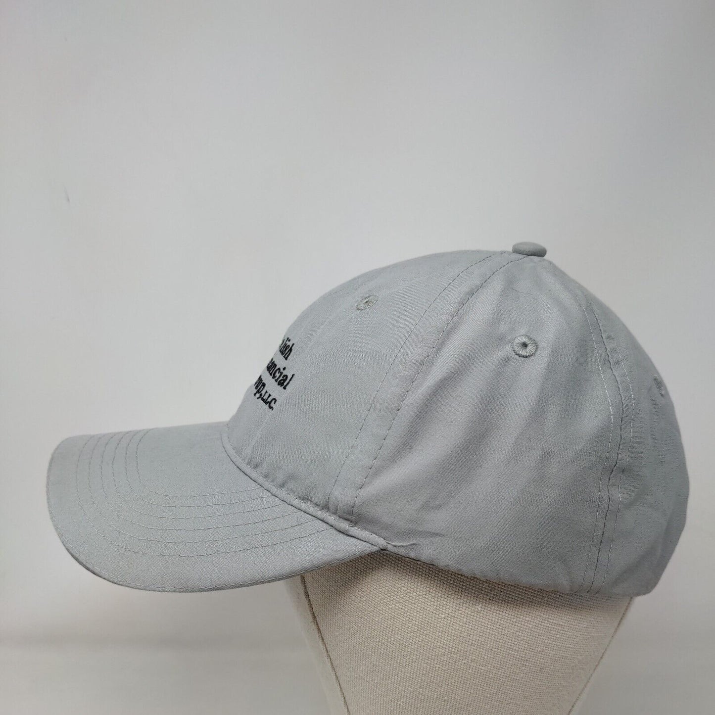 Golish Financial Group Strapback Hat Greenish Gray One Size Sope Creek
