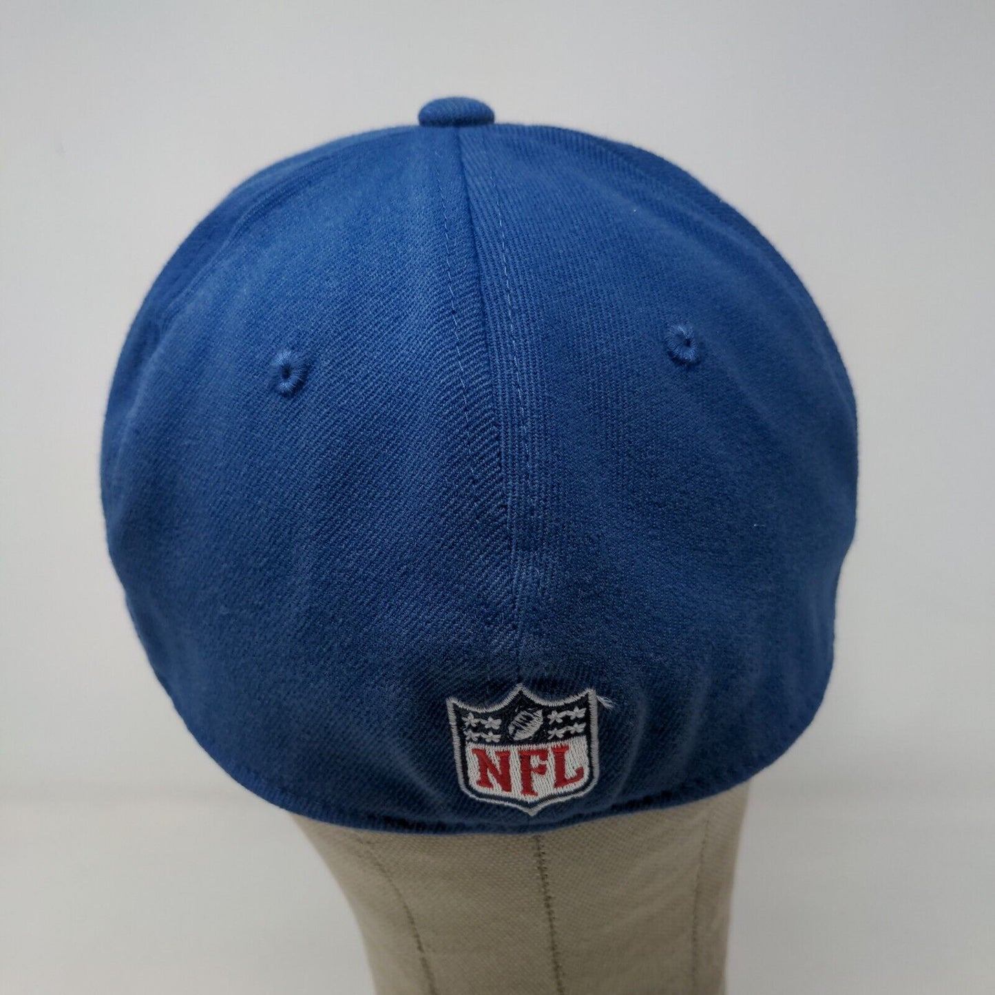 Reebok NFL Men's Fitted Hat Blue Size M/L Embroidered Indianapolis Colts Logo