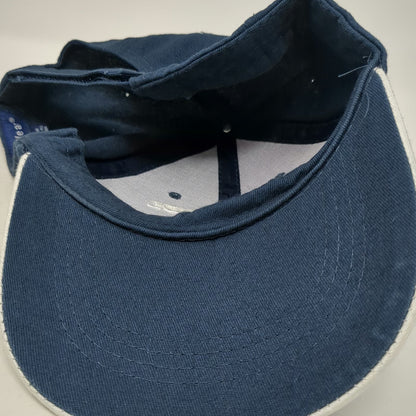 Hit Wear Baseball Cap Blue White One Size Logging Truck Grand Ronde Oregon Hat