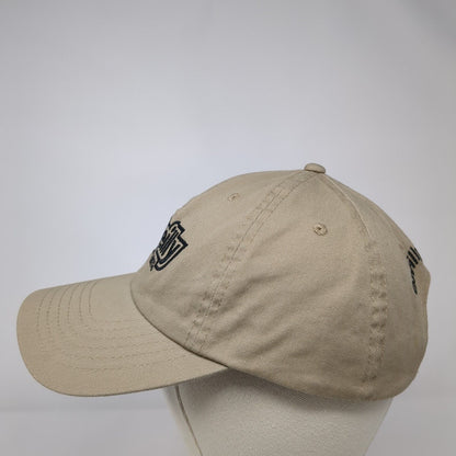 O' Reilly Auto Parts Strapback Hat Tan One Size Adjustable Embroidered 6 Panel