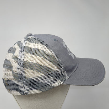 Landmark 25 Snapback Trucker Hat Gray One Size Since 1991 USA Flag