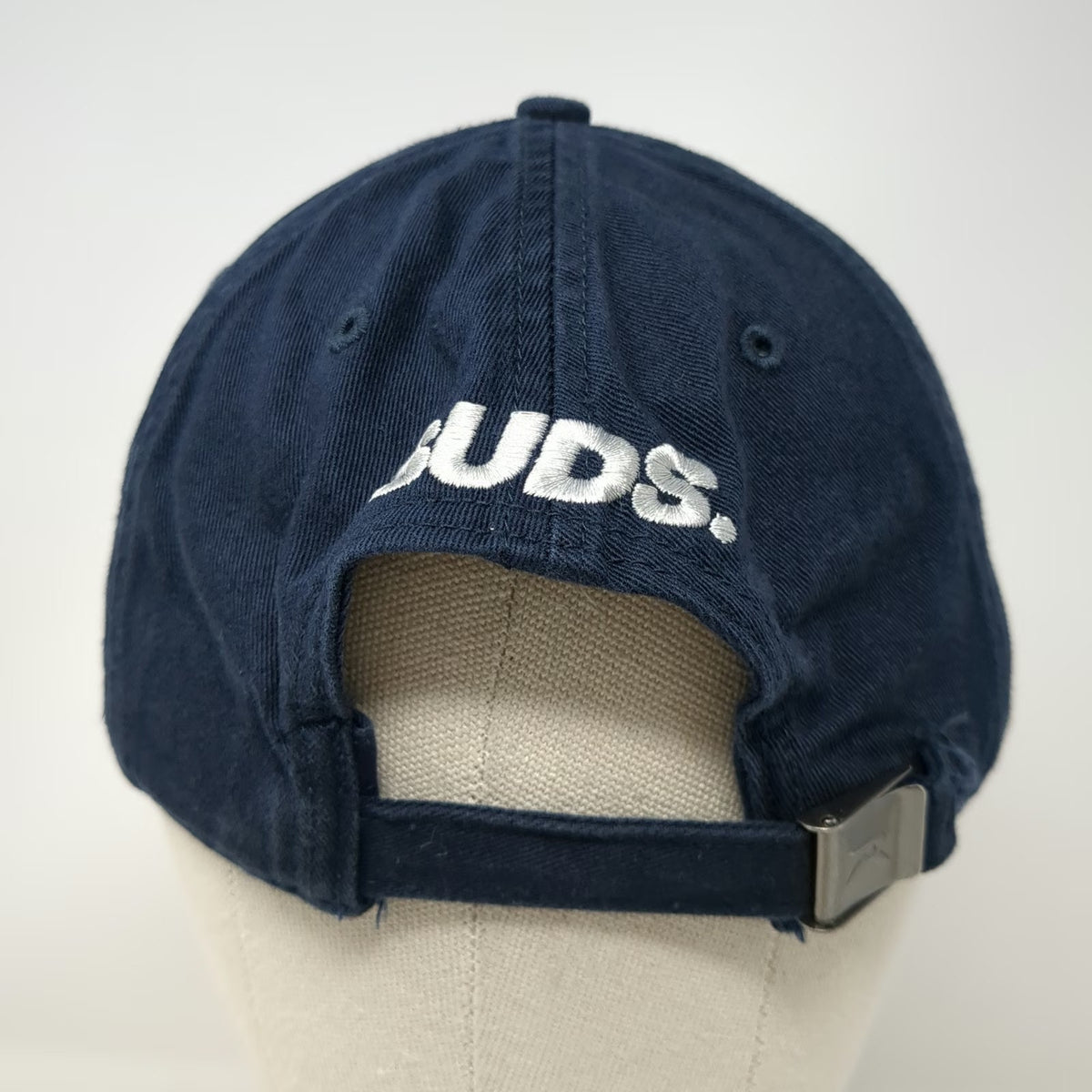 Richardson Baseball Cap Blue L Slideback Cotton SUDS Logo Embroidered Strap Hat