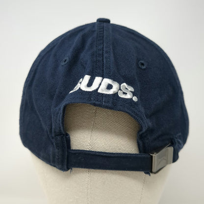 Richardson Baseball Cap Blue L Slideback Cotton SUDS Logo Embroidered Strap Hat