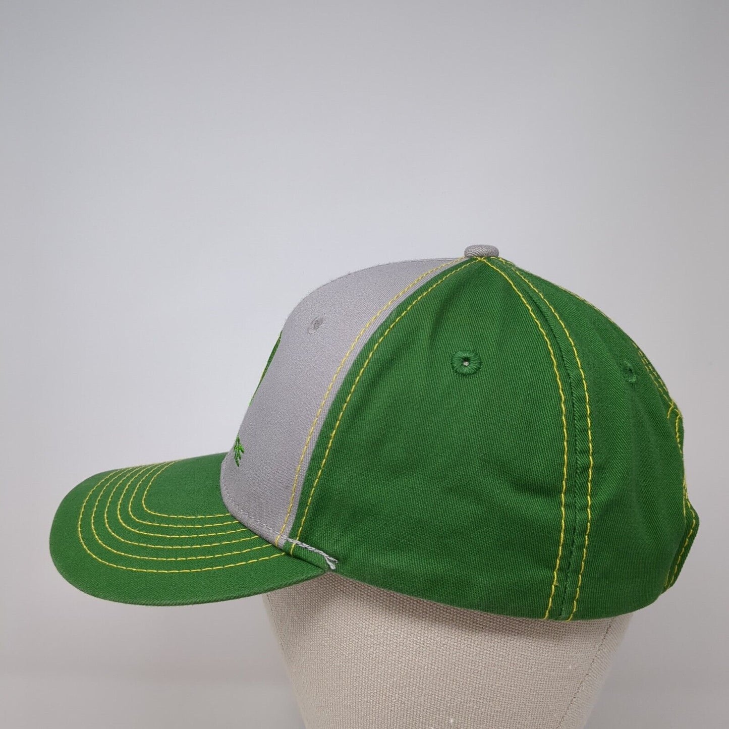 John Deere Strapback Baseball Cap Multicolor One Size Adjustable Embroidered