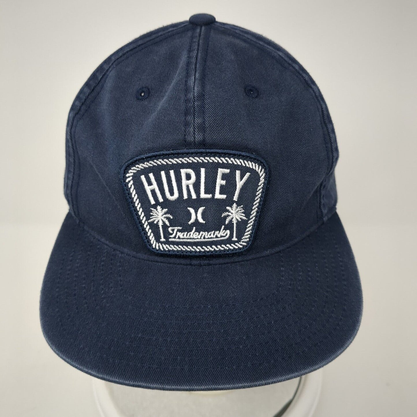 Hurley Trademark Snapback Hat Blue One Size Adjustable The Classics Yupoong