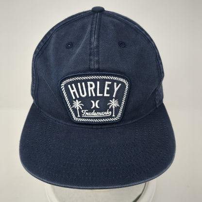 Hurley Trademark Snapback Hat Blue One Size Adjustable The Classics Yupoong