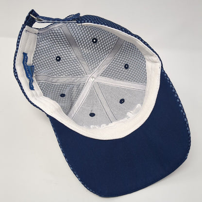 Chewy Strapback Hat Blue One Size Adjustable Embroidered 6 Panel Port Authority