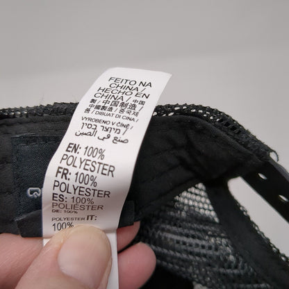 Boardriding Co Snapback Mesh Back Trucker Hat Black 55cm Quiksilver