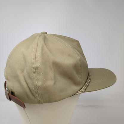 Imperial 5 Panel Beige Hat One Size Farm Bureau Insurance Rope Slideback