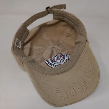 Villagers For Veterans Slideback Hat Tan One Size Embroidered 6 Panel