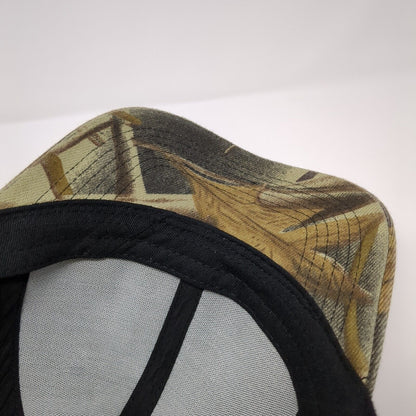 CFS Leather Patch Snapback Hat Camo One Size Adjustable Hunting Outdoor