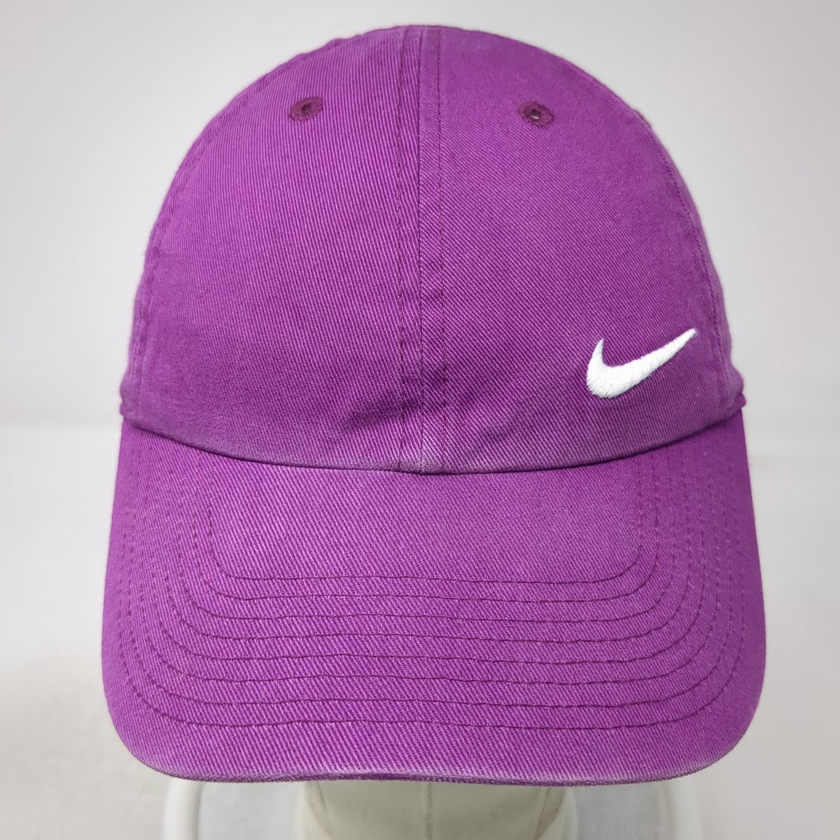 Nike Baseball Cap Purple One Size Slideback Heritage 86 Cotton Swoosh Logo Hat