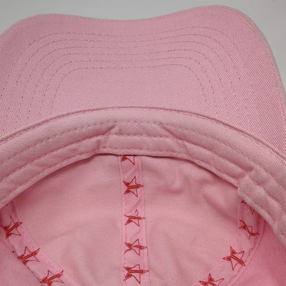 Jeffree Star Baseball Cap Pink OSFM Star Logo Slideback Branded Seam Tape Hat