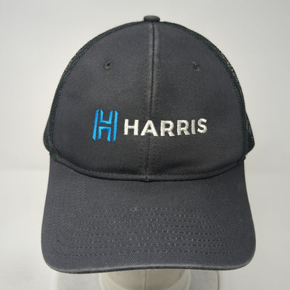 Harris Snapback Mesh Back Trucker Hat Gray One Size Port Authority