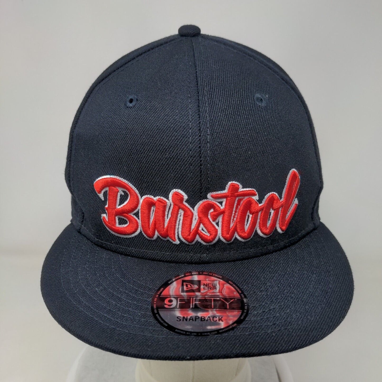 Barstool Snapback Hat Blue OSFM Solid Embroidered New Era 9Fifty