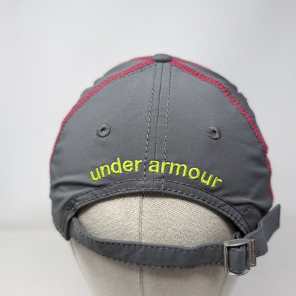 Under Armour Women's Slideback Hat Gray OSFA Adjustable Embroidered 6 Panel