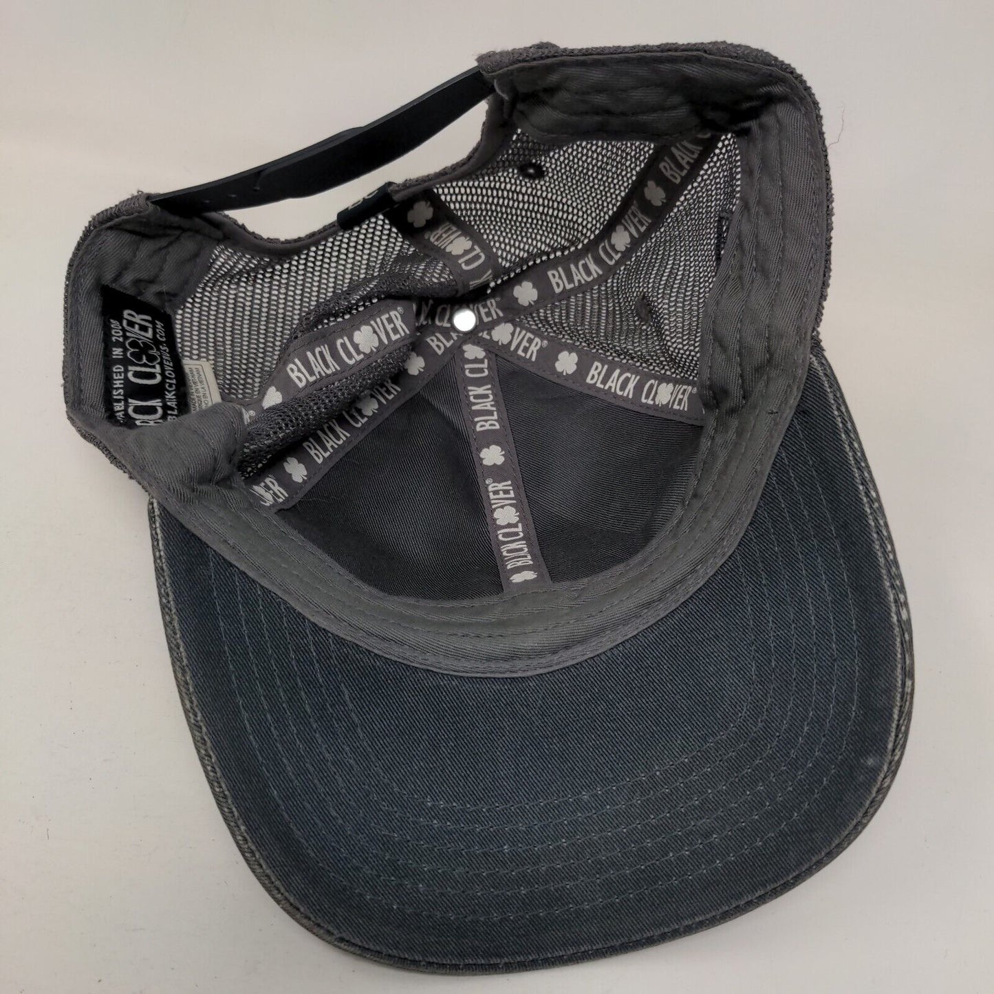 Live Lucky Snapback Trucker Hat Multicolor One Size Mesh Back Black Clover
