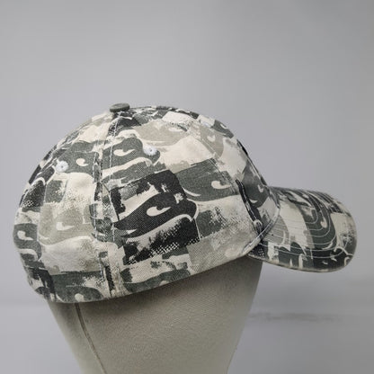 Tony Hawk Baseball Cap Beige Gray Green One Size Camo Print Embroidered Logo