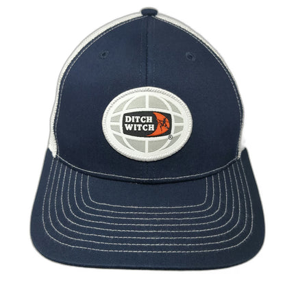 Richardson Trucker Hat Blue S Ditch Witch Industrial Logo Mesh Snapback