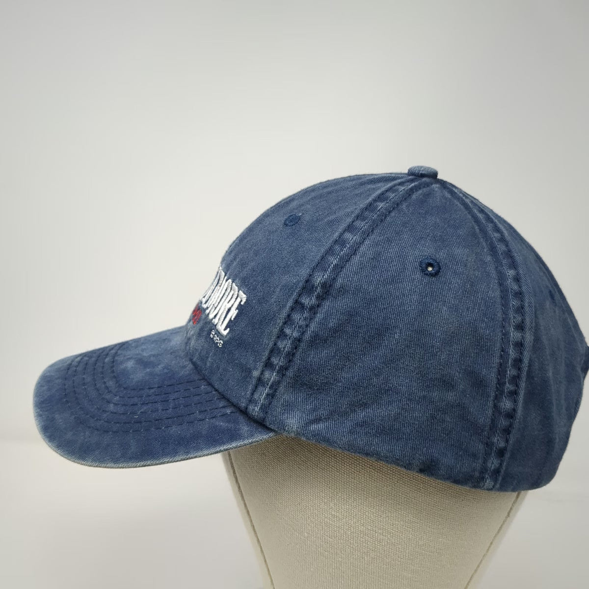 Mount Rushmore 1927-1941 Blue Baseball Cap One Size Slideback Denim Graphic hat