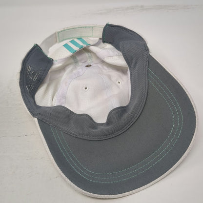 Adidas Baseball Cap White One Size ClimaCool Breathable Mesh Strapback Hat