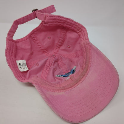 Blue Butterfly Costa Rica Slideback Hat Pink One Size Solid Adjustable